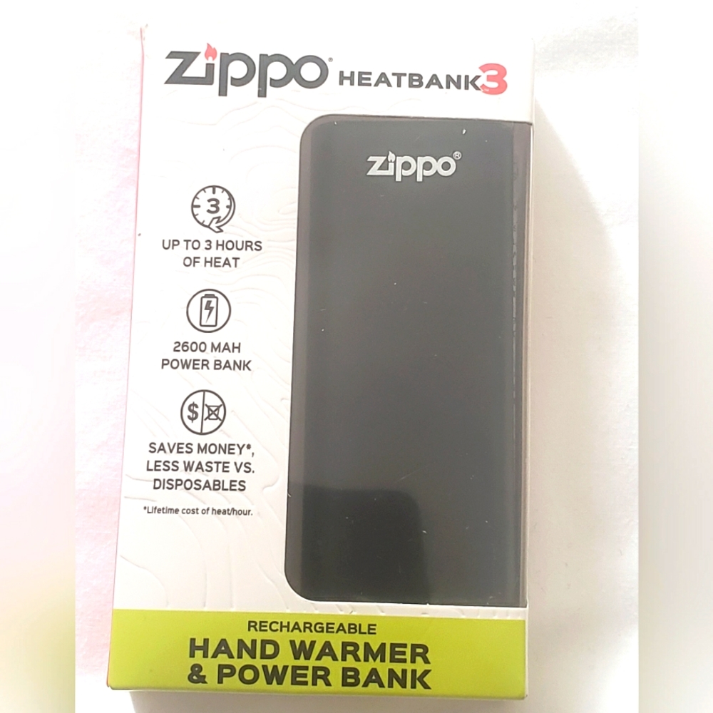 Zippo power bank ,hand warm..,black